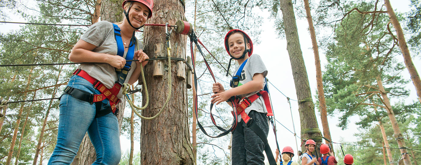 Familienurlaub im Kletterwald